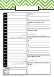 Teacher Planner Printables Editable Chevron Teacher Planner Teacher Printable Teacher Planner Printables