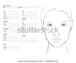 13 Free Blank Mac Makeup Chart Printable Blank Face Chart