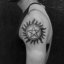 Top 37 Anti Possession Supernatural Tattoo Ideas 2021 Inspiration Guide Anti Possession Tattoo Anti Possession Tattoos