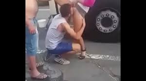 Truck driver lick a pussy in public - XNXX.COM