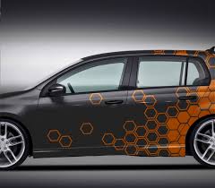 adhesif pour pare chocs decor de modele de nid d abeilles en nid d abeille lot de 2 autocoll coches personalizados vinilos para autos calcomanias para coches