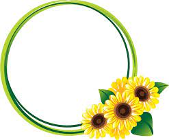 ひまわりのイラスト 画像no 35 ひまわりフレーム 無料のフリー素材集 百花繚乱 girassol da aquarela desenho de bolo arte girassol