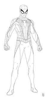 Printable coloring spider man into the spider verse coloring pages miles morales. Spider Man Ps4 Step By Step By Kindratblack Spiderman Homecoming Drawing Spiderman Drawing Spiderman Coloring