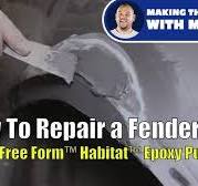 Reparieren eines Kotflügels mit Free Form™ Habitat™ Epoxy Putty