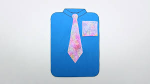 Cut out the tie design. Tie Dyed Tie Father S Day Card With Free Printable The Craft At Home Family