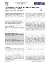19 may, 2021 post a comment. Pdf From Regions To Connections And Networks New Bridges Between Brain And Behavior