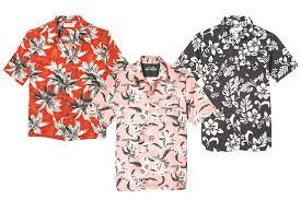 Men's blue digital print bowling shirt. Men S Hawaiian Shirts Photos Wsj
