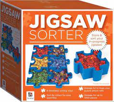 Separate puzzles by color or shape. Jigsaw Sorter Storage Trays Toy At Mighty Ape Australia