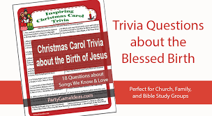 It is best to sing the question line to the tune to make it easier to guess the song. 18 Christmas Carol Trivia Game Religious Songs Music