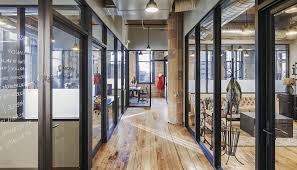 A Look Inside Industrious Chicago Coworking Space Coworking Office Design Coworking Space Design Office Space