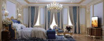 Palace-style bedroom interior