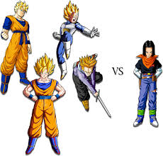 The super saiyan form first. Ssj Goku Ssj Vegeta Ssj Trunks Ssj Gohan Vs Android 17 Battles Comic Vine