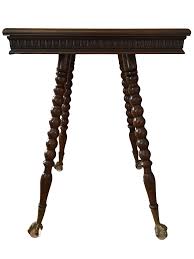 16 1/2 wood ball and claw table legs. Early 20th Century Antique Tall Turned Wood Claw Foot Glass Ball Accent Table On Chairish Com Antique Coffee Tables Cool Coffee Tables Coffee Table Height