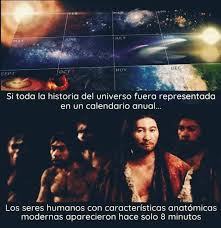 Y si la historia humana solo durara 24 segundos? Si comprimiéramos los  4.500 millones de años de la Tierra en un reloj de 24 horas, descubriríamos  lo reciente que realmente somos. La