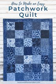 How To Make An Easy Patchwork Quilt Lap Quilt Patterns Patchwork Quilt Patterns Beginner Quilt Patterns