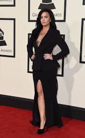 Demi lovato made a triumphant, emotional return sunday (jan. Demi Lovato Brings Serious Edge To The Grammys Red Carpet In All Black Demi Lovato Style Demi Lovato Body Demi Lovato
