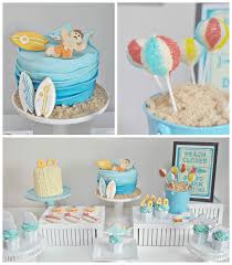 We have lots of beach themed birthday party ideas for people to optfor. Surf Surfing Themed 40th Birthday Party Kara S Party Ideas Surf Birthday Party Pool Birthday Party Beach Birthday Party