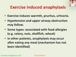 Image result for Exercise-Induced Anaphylaxis