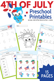 4th of july math worksheet. Free Fourth Of July Printable Activity Pack For Toddler Through Kindergarteners