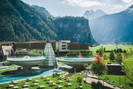 Aqua Dome Tirol Therme Langenfeld Camping Otztal Langenfeld Campingurlaub Tirol Otztal Therme Campingurlaub