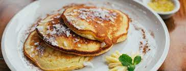 Flat Iron Pineapple Coconut Pancakes Coconut Pancakes Coconut Pancake Recipe Pineapple Coconut