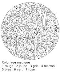= 0 gris = 3 noir. 25 Dessins De Coloriage Magique Difficile A Imprimer