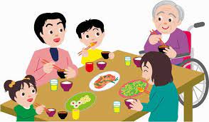 Tentunya gambar kartun ini dibuat manual. Gambar Makan Kartun Keluarga Bahagia Di Meja Makan Lucu Penulis Unisa