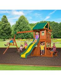 All original manual, assembly instructions available. Backyard Discovery Oakmont Play Centre With Slide Backyard Discovery Range By Step 2