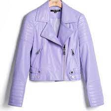 Short Lavender Leather Jacket Google Search Leather Jacket Jackets For Women Buy Leather Jacket