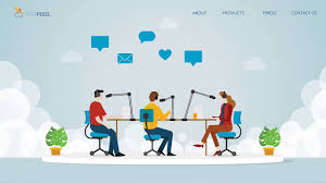 Cara Membuat Video Animasi Podcast Ngobrol Ber 3 Di Radio Dengan Powerp Podcast Radio Animasi