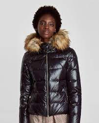 Shiny Down Puffer Jacket Shiny Down Puffer Jacket Details 7 990 Rsd 5 990 Rsd Color Black 0518 262 Puffer Jacket Women Faux Fur Hood Jackets