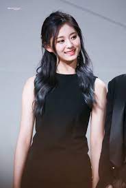 Mini dresses are best to look best without putting much effort. Pretty Tzuyu In A Black Dress Twice