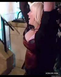Billie Eilish Sexy Seen Bouncing Her Big Boobs in A Lace Bra In LA - AZNude