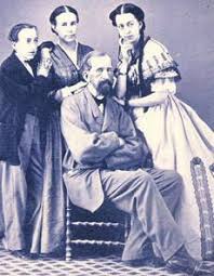 Retrato Del Conde De Lipa Y Su Familia Realizado Hacia 1863 Por Su Alumna Amalia Lopez Historia De Espana Fotografia Antigua Retrato Fotografico