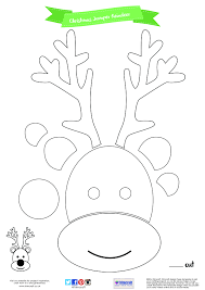 Diy Christmas Jumper Tutorial With Free Printable Template Christmas Templates Christmas Templates Free Free Christmas Gifts