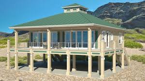 Lake house interiors are usually rustic while beach house interiors are usually bright and colorful and both have excellent views to the water. Modern Beach House Plans On Stilts Novocom Top