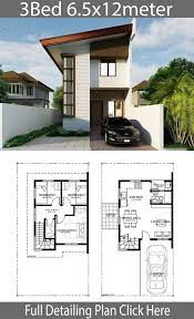35 Lovely Small Home Design Ideas With Two Floor That Have Minimalist Architecture Model House Plan Small House Design Plans Architectural House Plans