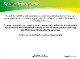 System Requirements To Get The Full Office 365
