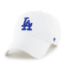 Los Angeles Dodgers La 47 Brand Mlb Strapback Adjustable Cap Hat White Clean Up Dodger Hats Womens Baseball Cap Dodgers Outfit