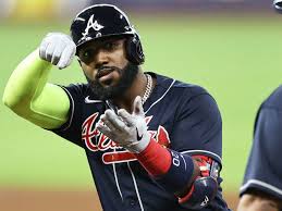 Marcell ozuna mixes it up after hitting a single in the 2020 nlds. Report Mets Have Interest In Marcell Ozuna Thescore Com