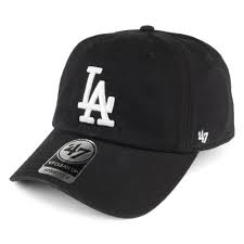 47 Brand L A Dodgers Baseball Cap Clean Up Black
