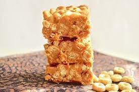 No Bake Butterscotch Honey Cereal Bars Recipe Honey Cereal Baking Crunch Cake