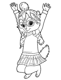Adopted by david dave seville, they wear huge colorful sweaters and humanize themselves to all effects, even attending school. Alvin And The Chipmunks Coloring Pages