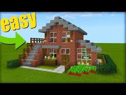 Find a large flat area for you to build your house on and move there. Minecraft Tutorial How To Make A Brick House 2019 Tutorial Youtube Cute Minecraft Houses Minecraft House Designs Minecraft Cottage