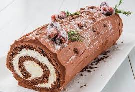 Buche De Noel Delish Com Yule Log Cake Recipe Yule Log Recipe Yule Log Cake