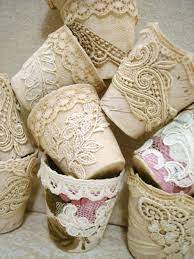 It S So Wonderful To Have The Job Of Creating Something Beautiful I Truly Am Honored And Love It So Very Much I Ve Lace Crafts Clay Pot Crafts Crafts