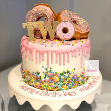 Second Birthday 2nd Birthday Cake Designs For 2 Year Old Boy Two Sweet Donut Theme Cake Sugarmenot Sugarmenotcakes Miamicakes Miamiparty Miamiswee Donut Birthday Parties Birthday Donuts Donut Themed Birthday Party