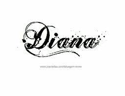Louiediana Tatuajes De Nombres Disenos De Tatuaje De Nombres Nombre Diana