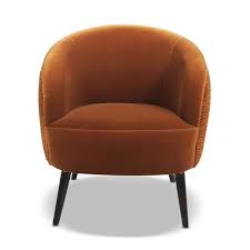Jennifer Taylor Home London Mid Century Modern Ruched Barrel Chair Burnt Orange 60280 Mvo The Home Depot In 2020 Barrel Chair Handmade Chair Chair