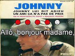 Johnny Hallyday_Johnny lui dit adieu (Jerry Jackson_Tell her Johnny said  good bye)(1965) karaoke